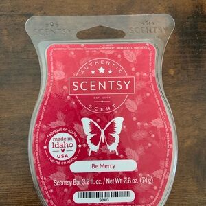 Scentsy Be Merry Wax Bar - Red